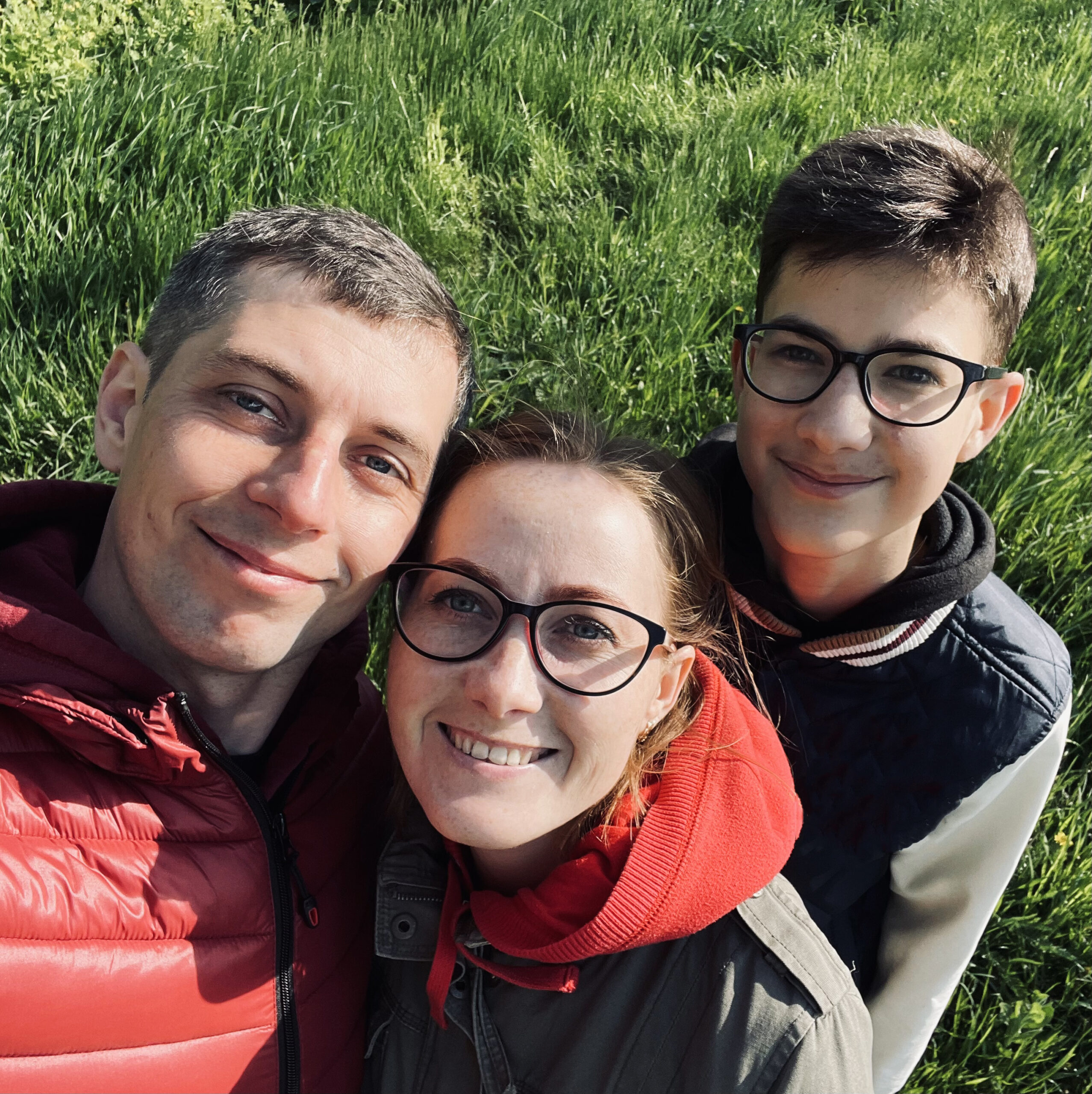 couple d'enseignants avec un adolescent